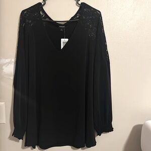 New with tags Torrid Black Blouse